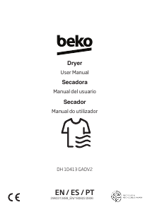 Handleiding BEKO DH 10413 GAOV2 Wasdroger