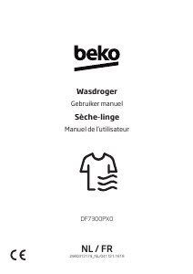 Handleiding BEKO DF7300PX0 Wasdroger