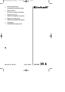 Handleiding Einhell BG-HR 20 A Tuinslanghaspel