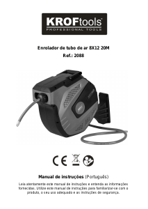 Manual KROFtools 2088 Enrolador de mangueira