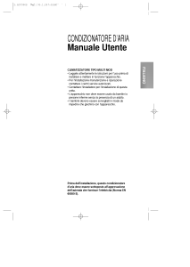 Manuale LG LM-1965H2L Condizionatore d’aria
