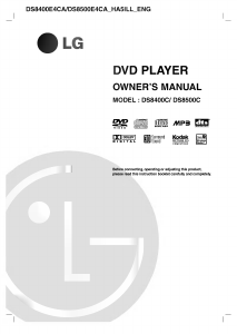 Manual LG DS8500E4CA DVD Player