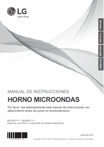 Manual de uso LG MH6565CPT Microondas