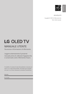 Manuale LG OLED65B26LA OLED televisore