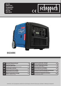 Handleiding Scheppach SG3400i Generator