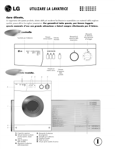 Manuale LG WD-8004CT Lavatrice