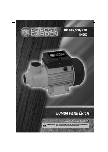 Manual de uso Forest & Garden BP 612/2B/220 INOX Bomba de jardín