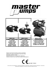 Mode d’emploi Master Pumps MPXI1102 Pompe de jardin