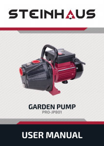 Manual Steinhaus PRO-JP801 Pompă de grădină