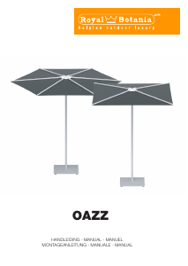 Manual Royal Botania OAZZ Garden Parasol