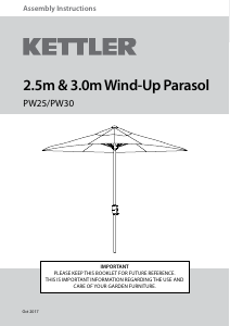 Handleiding Kettler PW30 Parasol