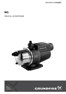 Käyttöohje Grundfos MQ Puutarhapumppu