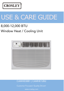 Manual Crosley CAMHE08B1 Air Conditioner