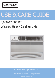 Manual Crosley CAMHE12C2 Air Conditioner