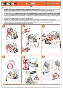 Manuale Claber Rotoroll Avvolgitubo da giardino
