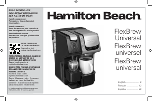 Manual de uso Hamilton Beach 49930 Máquina de café