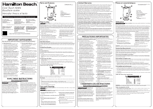 Handleiding Hamilton Beach 41033 Waterkoker