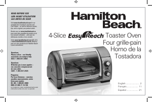 Handleiding Hamilton Beach 31337 Oven