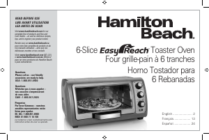 Handleiding Hamilton Beach 31127 Oven