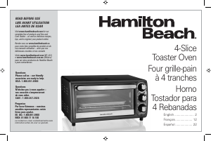 Manual Hamilton Beach 31143 Oven