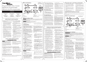 Handleiding Hamilton Beach 33969 Slowcooker