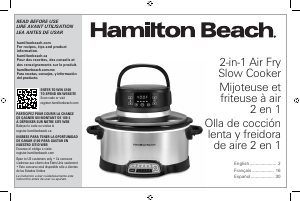 Handleiding Hamilton Beach 33061 Slowcooker