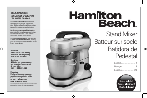 Handleiding Hamilton Beach 63397 Standmixer