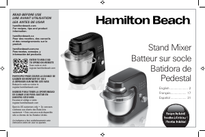 Handleiding Hamilton Beach 63385 Standmixer