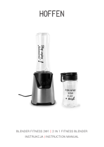 Instrukcja Hoffen FB-9008 Blender