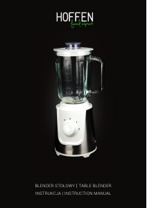 Instrukcja Hoffen TB-723-17W Blender