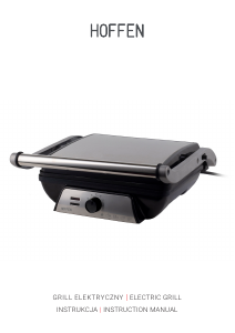 Instrukcja Hoffen EG-0354 Kontakt grill