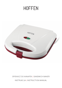 Instrukcja Hoffen SM-8125G Kontakt grill