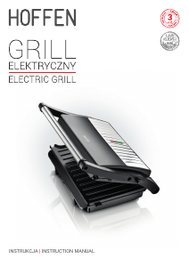 Instrukcja Hoffen SG-1468 Kontakt grill