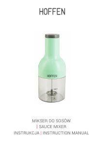 Manual Hoffen DM-8554L Drink Mixer