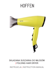 Instrukcja Hoffen FHD-8113L Suszarka do włosów