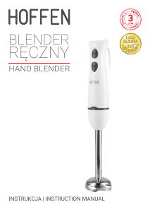 Instrukcja Hoffen HB-1556 Blender ręczny