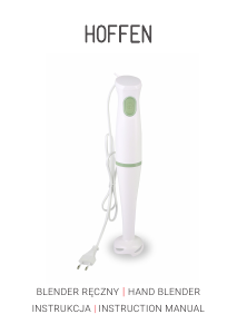 Instrukcja Hoffen HB0111-21 Blender ręczny