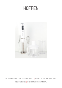 Instrukcja Hoffen HBS-9264 Blender ręczny