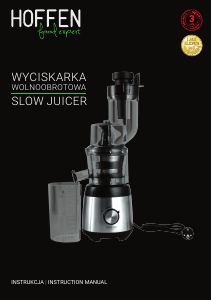 Instrukcja Hoffen SJ-1564 Sokowirówka