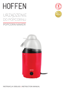 Instrukcja Hoffen PM-2214 Maszyna do popcornu
