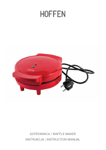 Instrukcja Hoffen WM-9529 Gofrownica