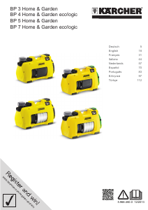 Mode d’emploi Kärcher BP 3 Home & Garden eco!ogic Pompe de jardin