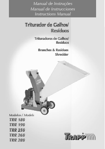 Manual de uso Trapp TRR 180 Biotriturador