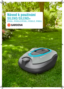 Manuál Gardena R100LiC SILENO Travní sekačka