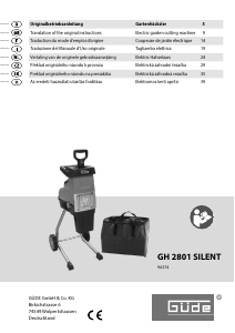 Handleiding Güde GH 2801 Silent Hakselaar