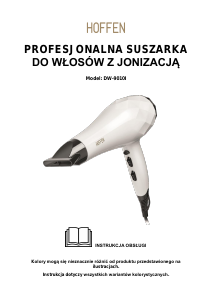 Instrukcja Hoffen DW-9010l Suszarka do włosów