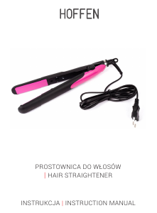 Manual Hoffen HS-9246 Hair Straightener