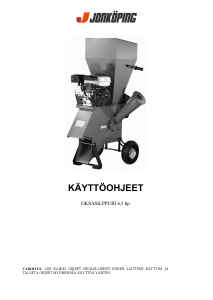 Käyttöohje Jonköping 6.5HP Oksasilppuri