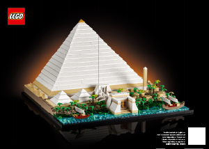 Manual Lego set 21058 Architecture Great pyramid of Giza