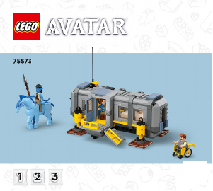 Manuál Lego set 75573 Avatar Létající hory- Stanice 26 a RDA Samson